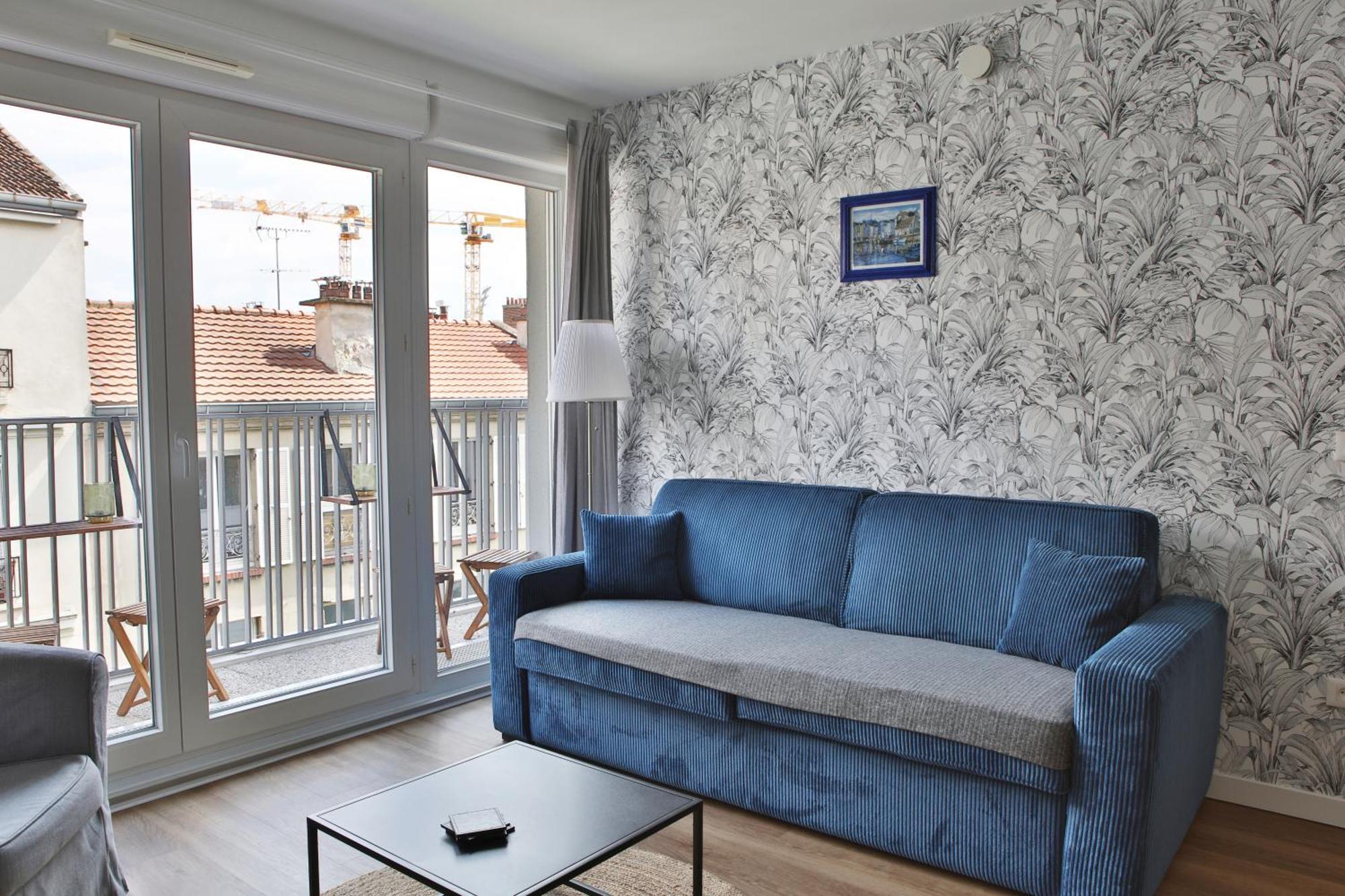 "Starry In So" 47M2, Lits Jumeaux, Parking Gratuit, Rue Calme Et Arboree, Metro 10 Min, Stade De France 24Min A Pied Saint-Ouen  Exterior foto